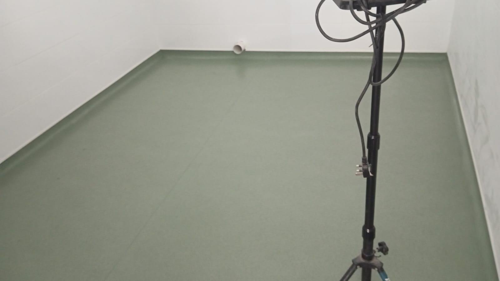 Commercial safety flooring installation in clinical or wet area